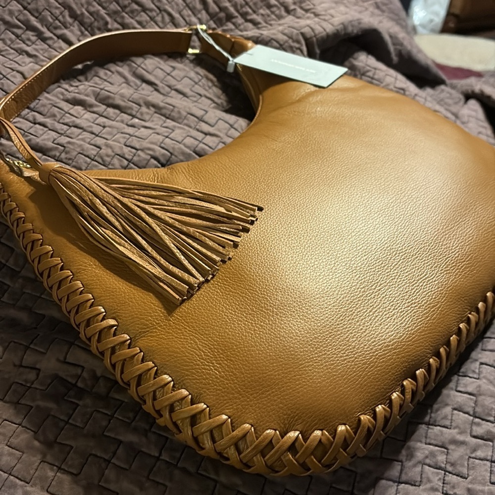Antonio Melani Beautiful cognac 100% leather
Shoulder Handbag - Picture 4 of 11